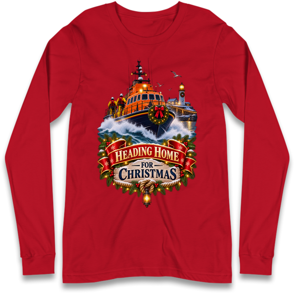 RNLI Christmas Long Sleeve T-Shirt