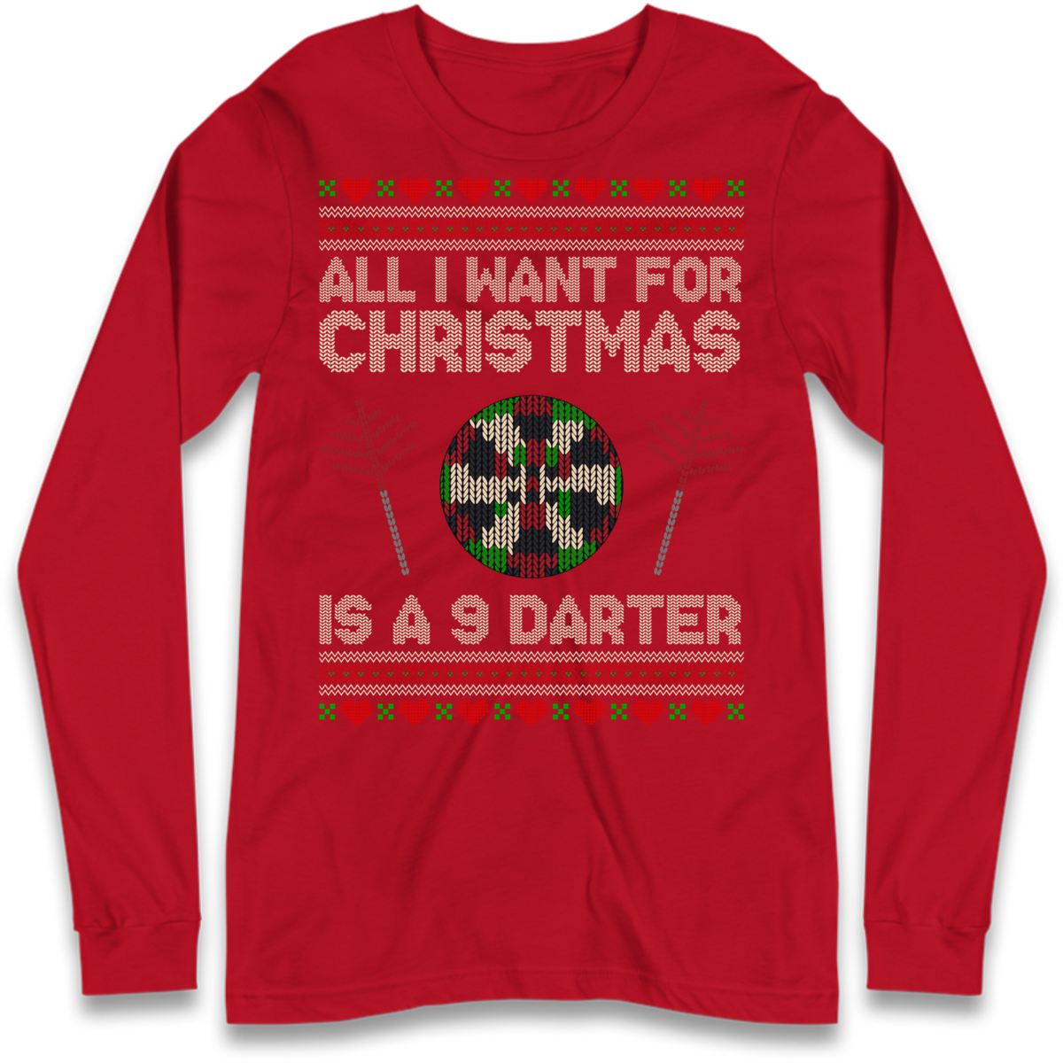 Festive Darts Outfit Long Sleeve T-Shirt