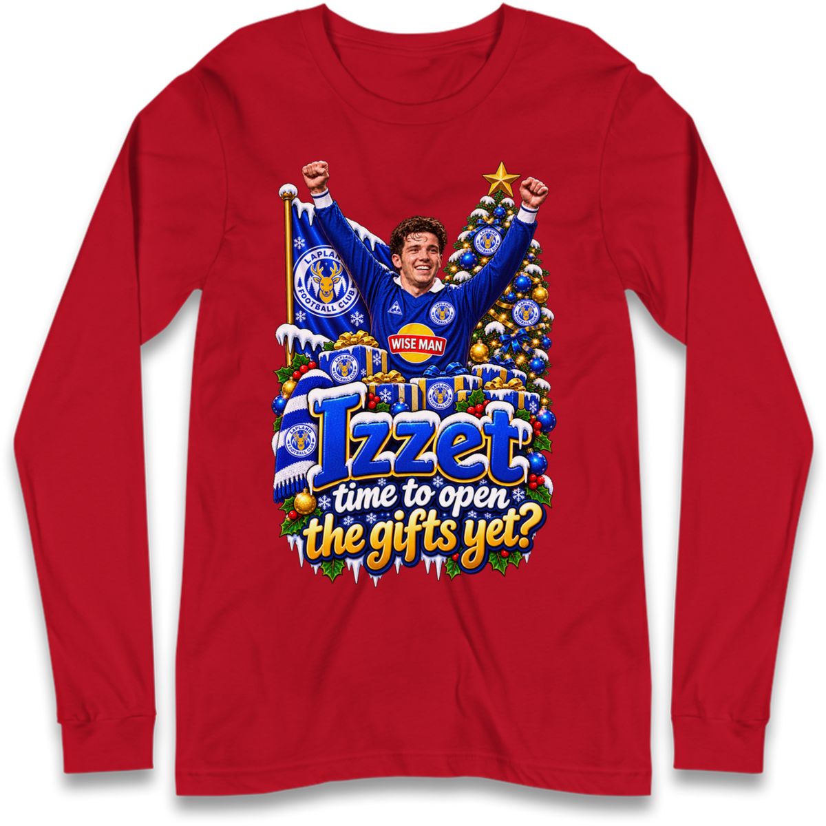 Leicester City Football Christmas Long Sleeve T-Shirt