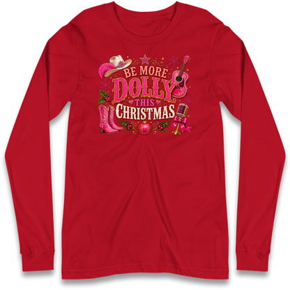 Dolly Parton Christmas Long Sleeve T-Shirt