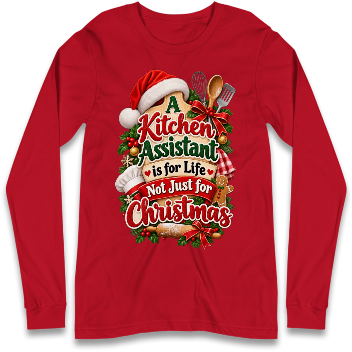 Kitchen Assistant Long Sleeve T-Shirt