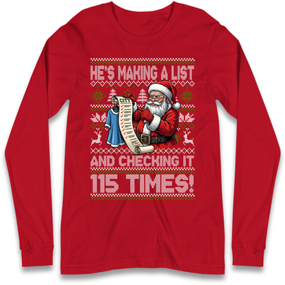 Making A List Long Sleeve T-Shirt