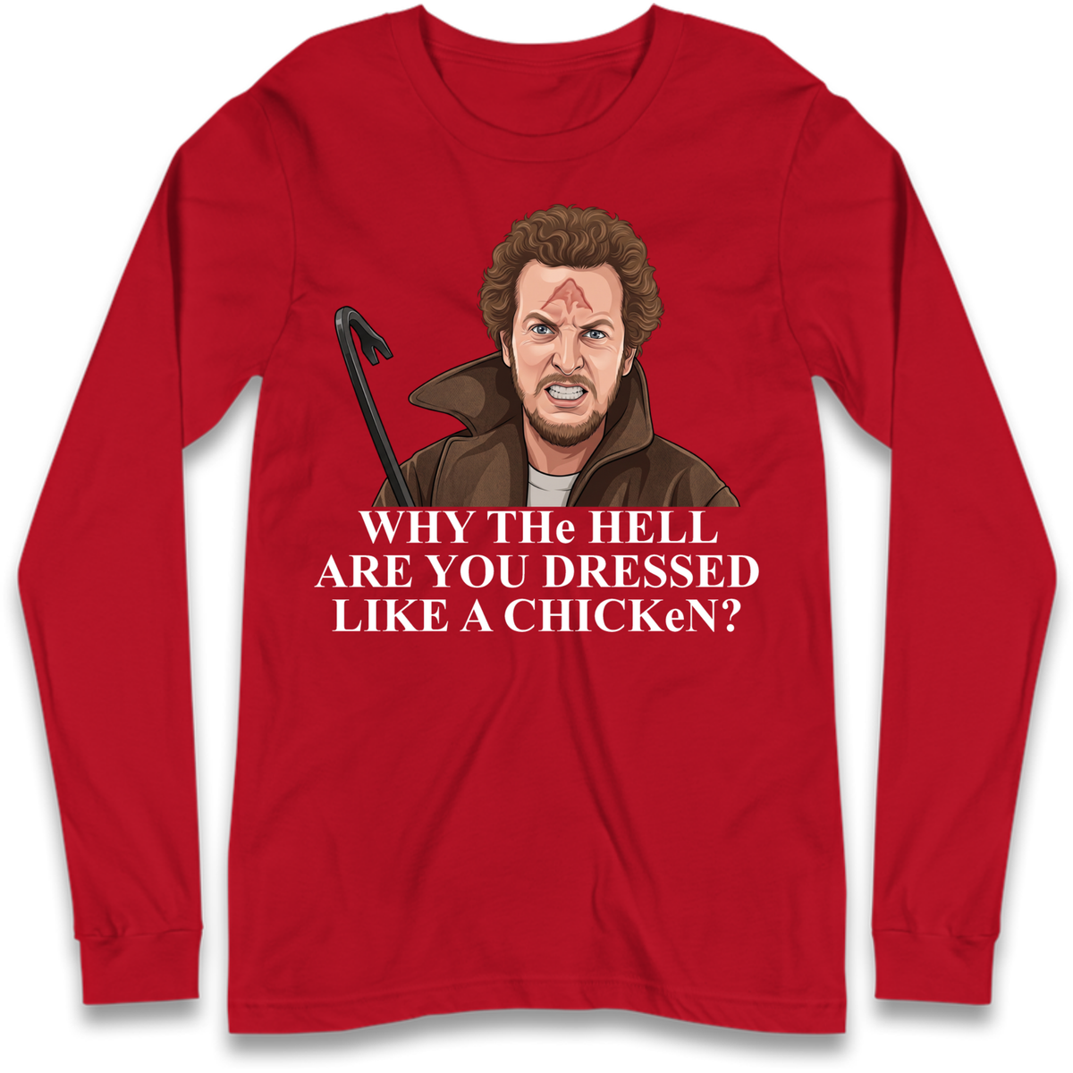 Chicken Funny Christmas Long Sleeve T-Shirt