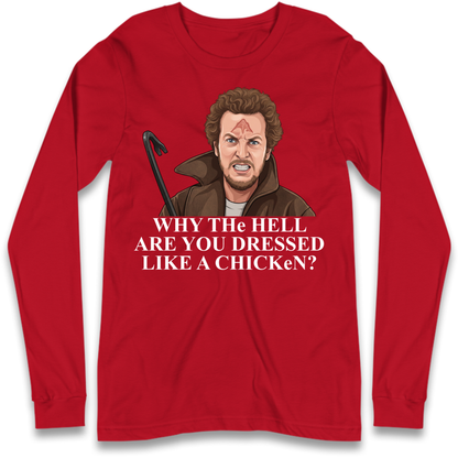 Chicken Funny Christmas Long Sleeve T-Shirt