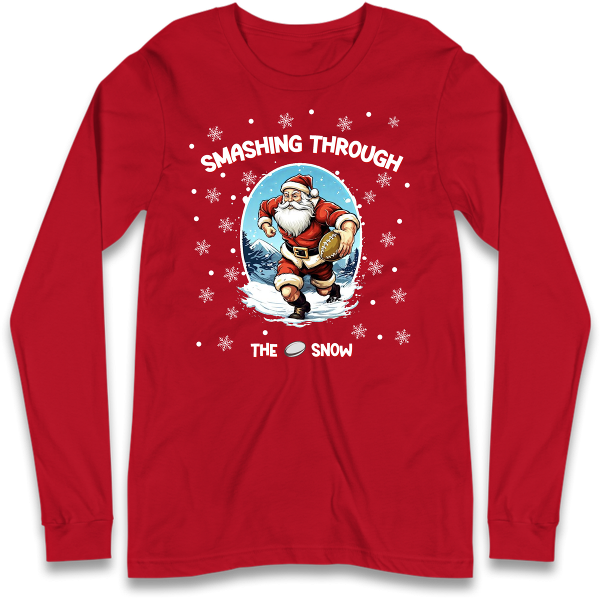 Rugby Santa Clothing Long Sleeve T-Shirt