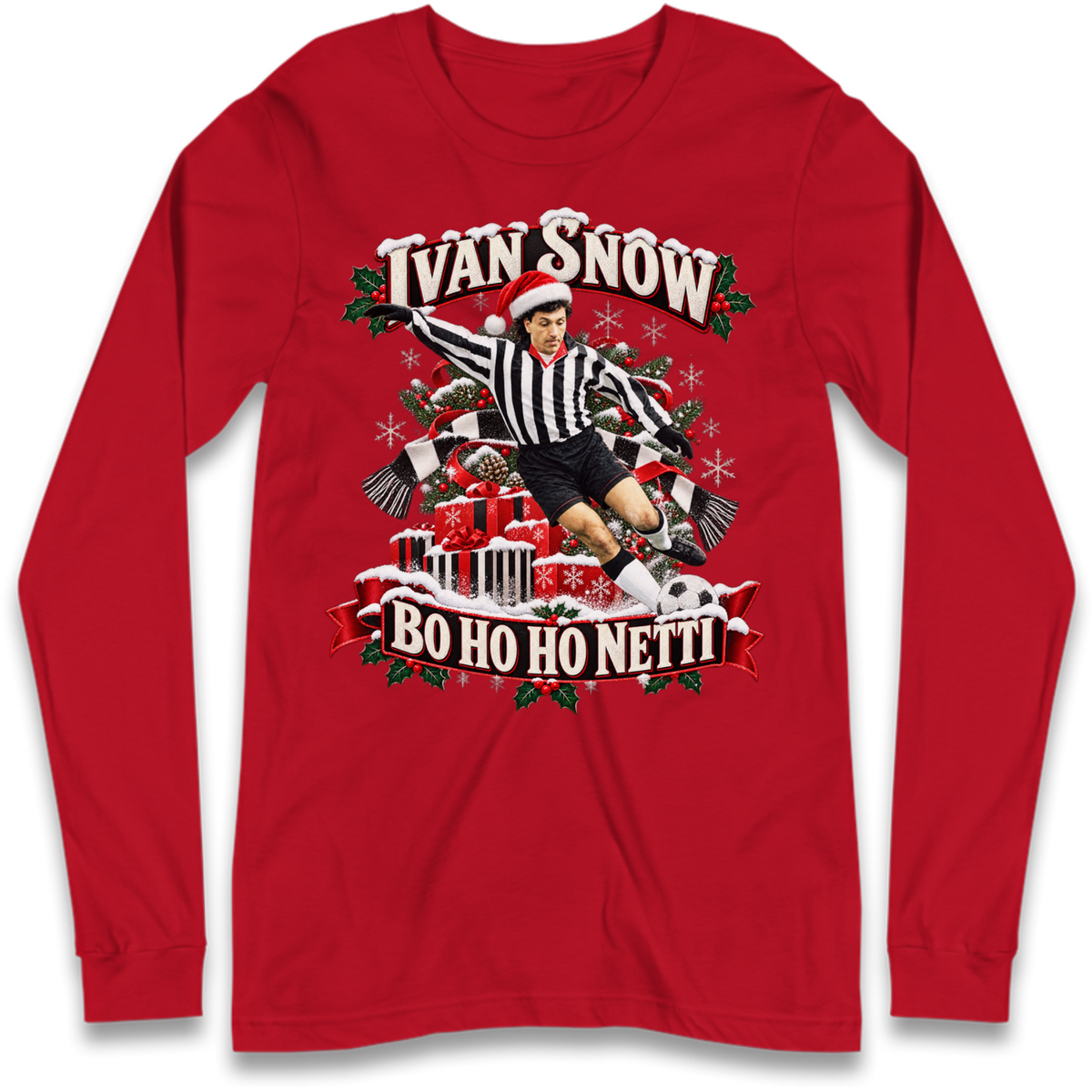 Grimsby Football Christmas Long Sleeve T-Shirt