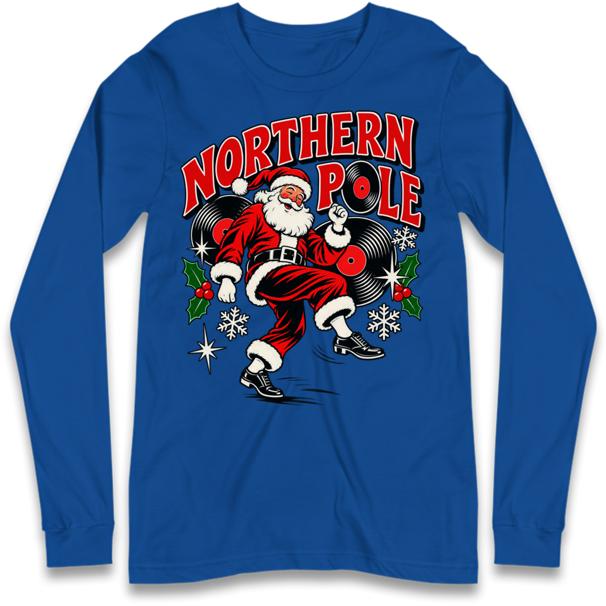 Northern Soul Christmas Long Sleeve T-Shirt