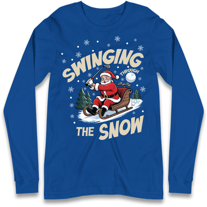 Christmas Golf Long Sleeve T-Shirt