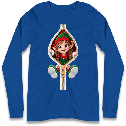 Elf Christmas Jumper Long Sleeve T-Shirt
