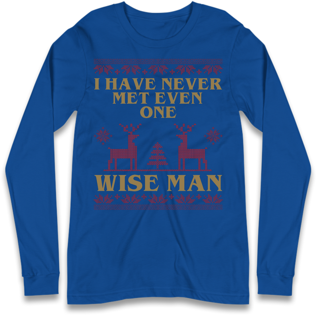 Retro Festive Graphic Long Sleeve T-Shirt