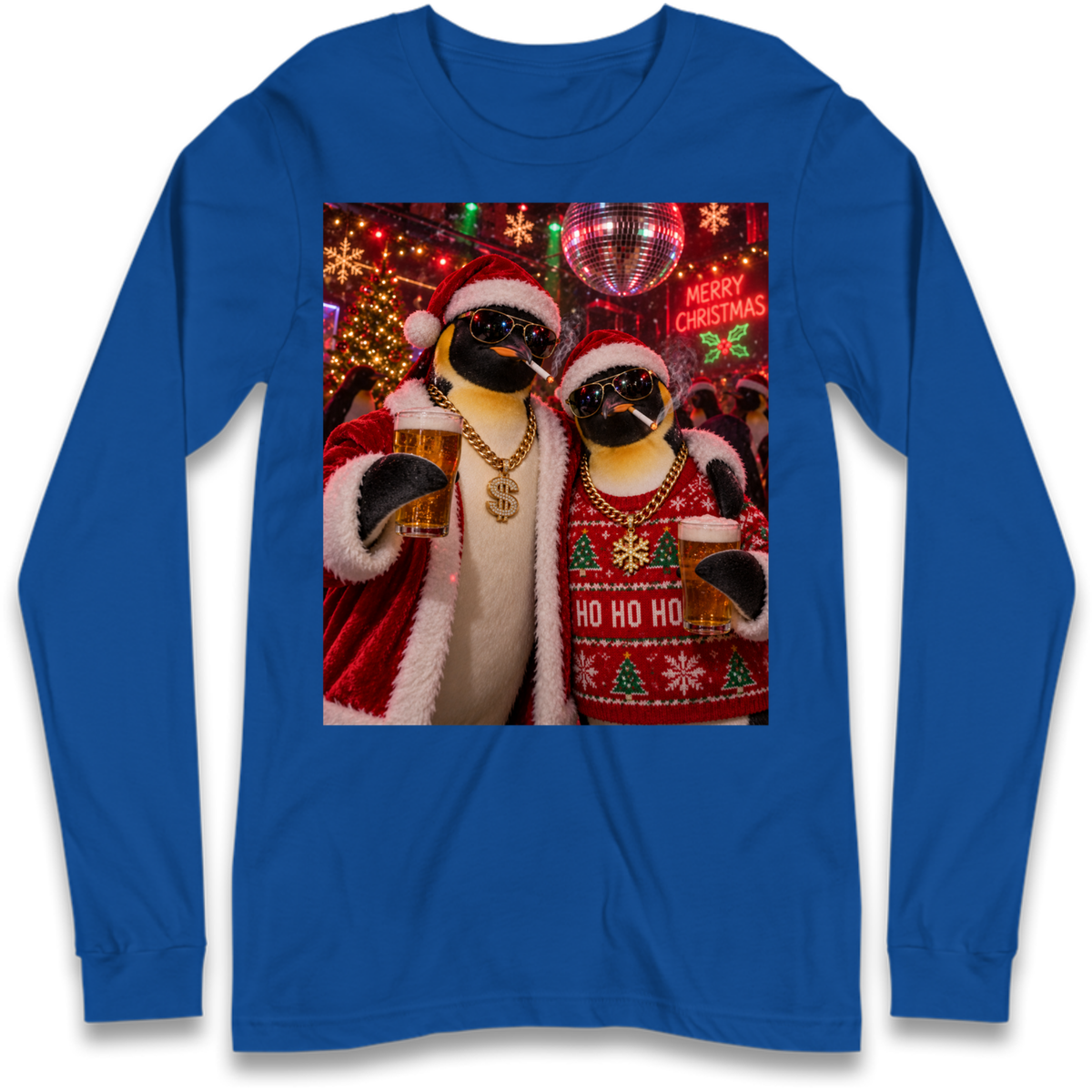 Penguin Christmas Long Sleeve T-Shirt