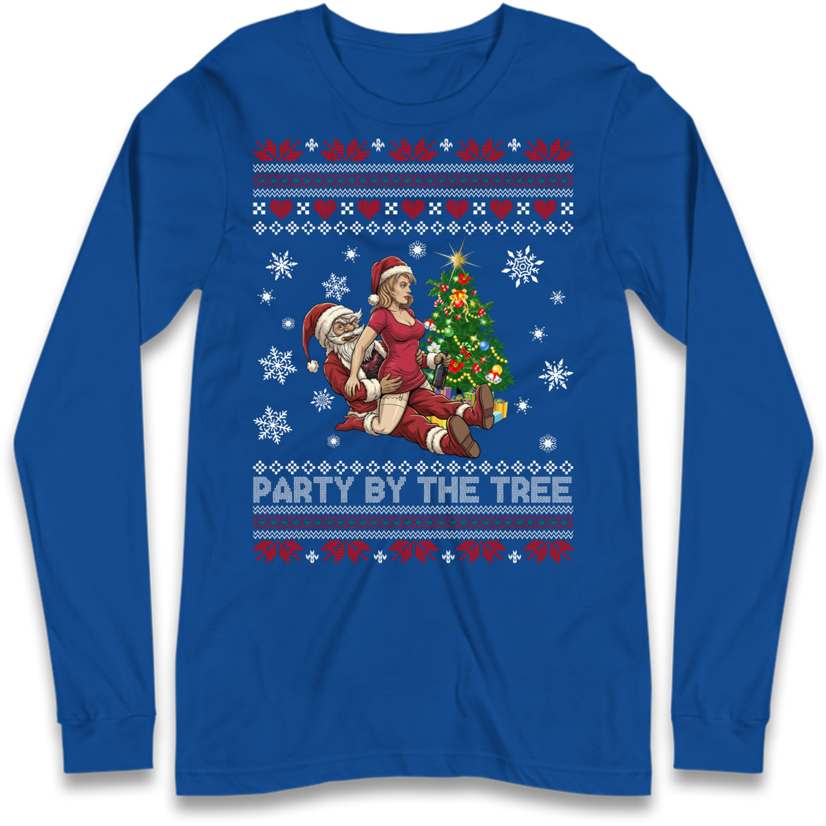 Tree Party Design Long Sleeve T-Shirt