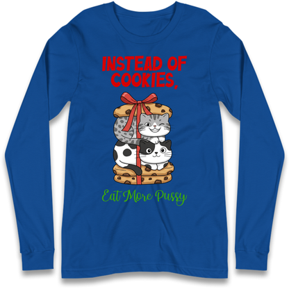Cheeky Cat Slogan Long Sleeve T-Shirt