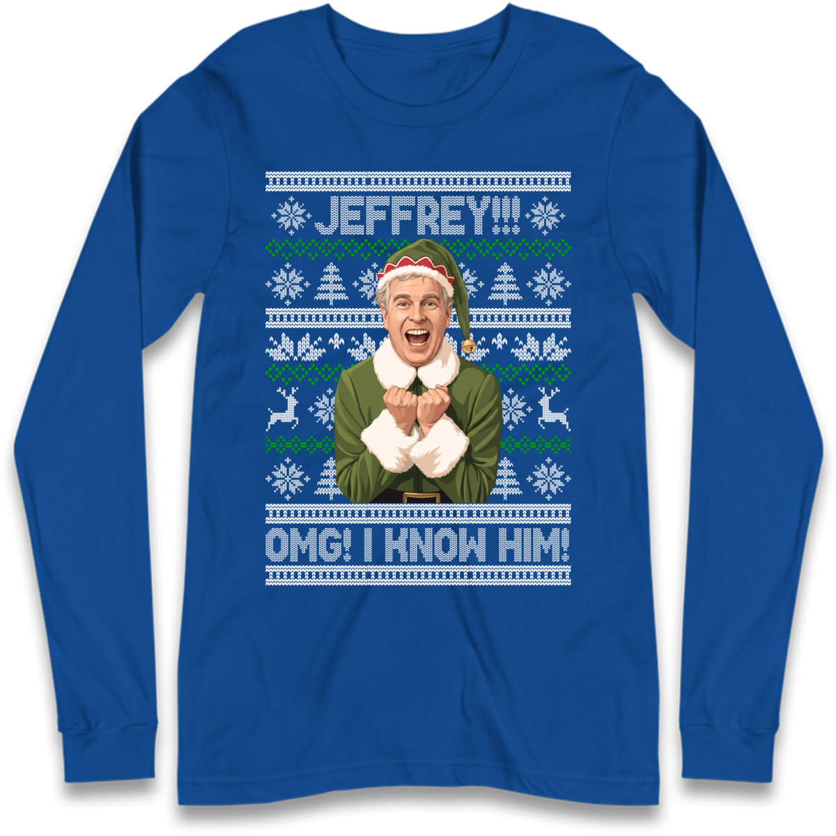 Jeffery Epstein Long Sleeve T-Shirt