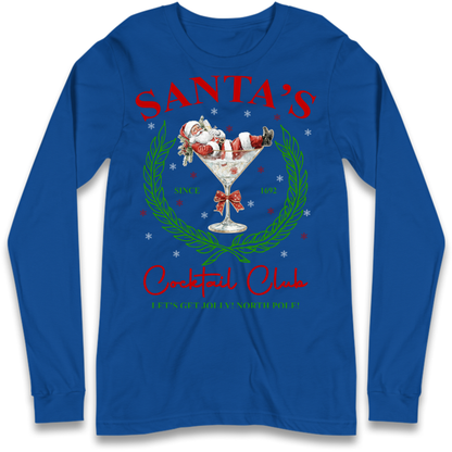 Cocktail Lover Christmas Long Sleeve T-Shirt
