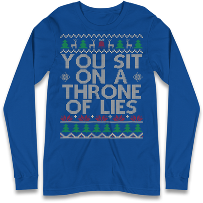 Throne Of Lies Christmas Long Sleeve T-Shirt