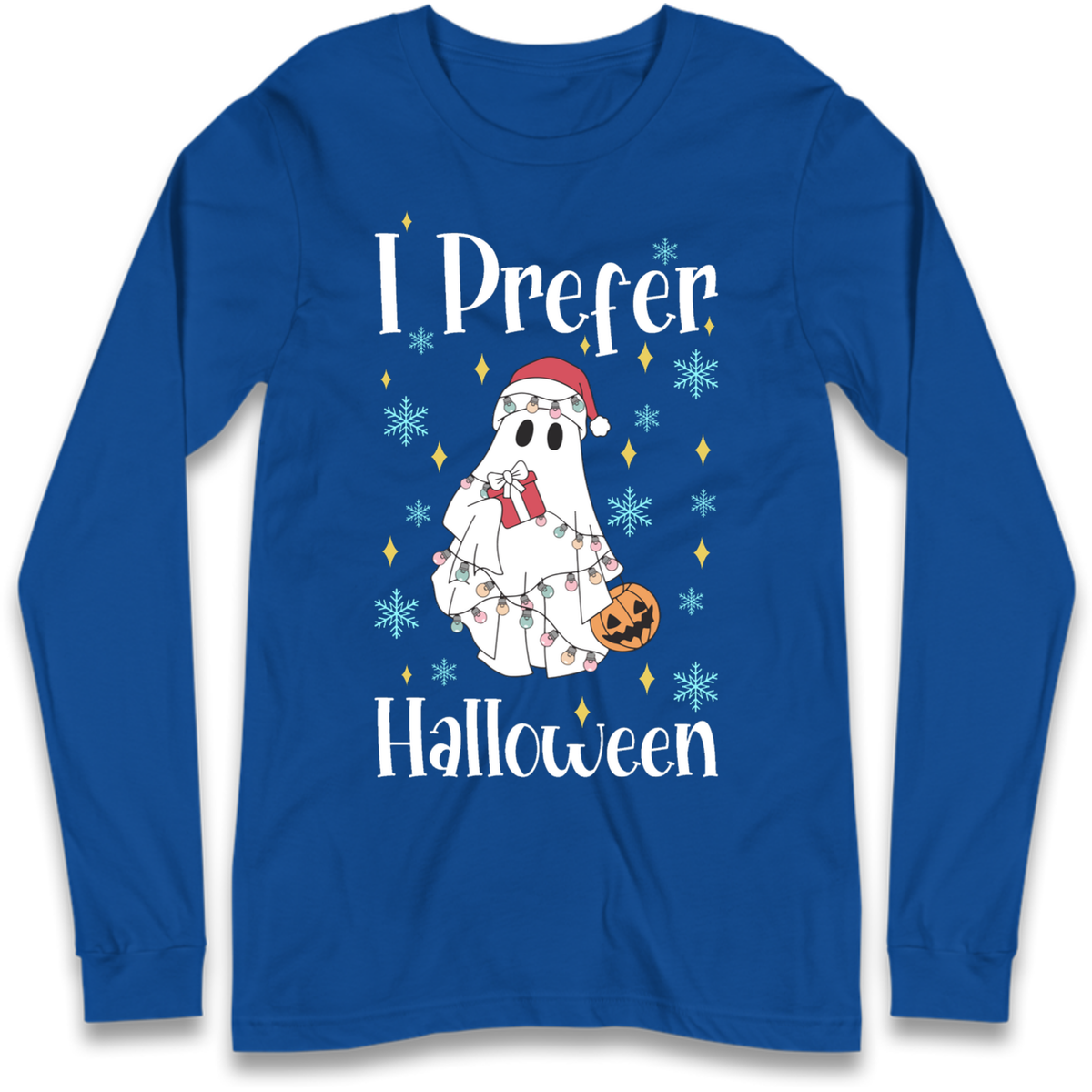 Halloween Christmas Crossover Long Sleeve T-Shirt