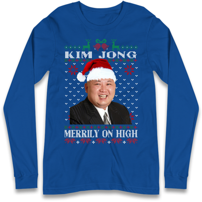 Kim Jong Christmas Long Sleeve T-Shirt