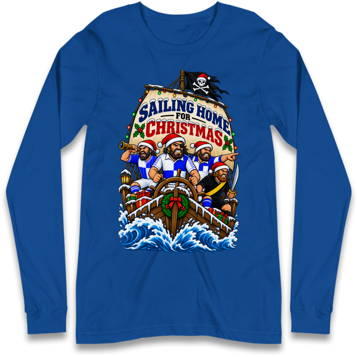 Bristol Rovers Christmas Long Sleeve T-Shirt