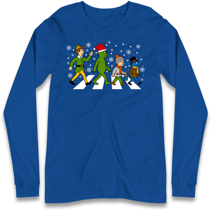 Abbey Road Walk Christmas jumper Long Sleeve T-Shirt