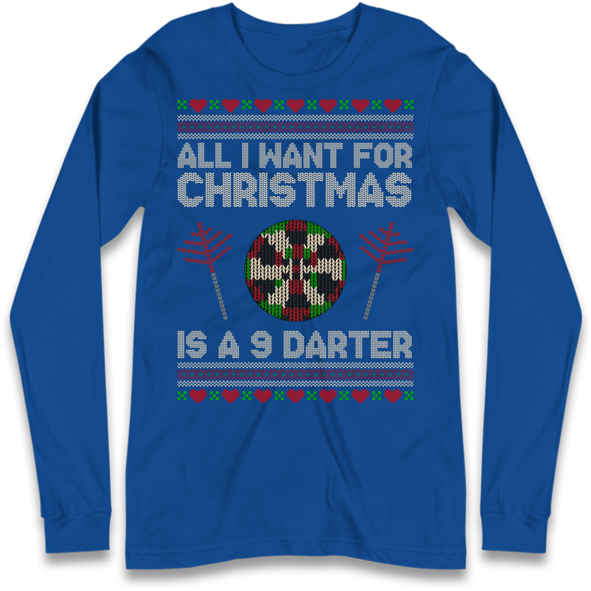 Festive Darts Outfit Long Sleeve T-Shirt