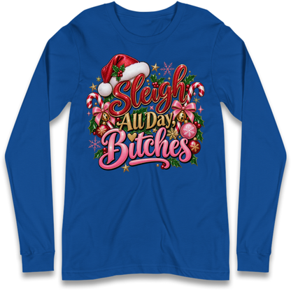 Womens Christmas Long Sleeve T-Shirt