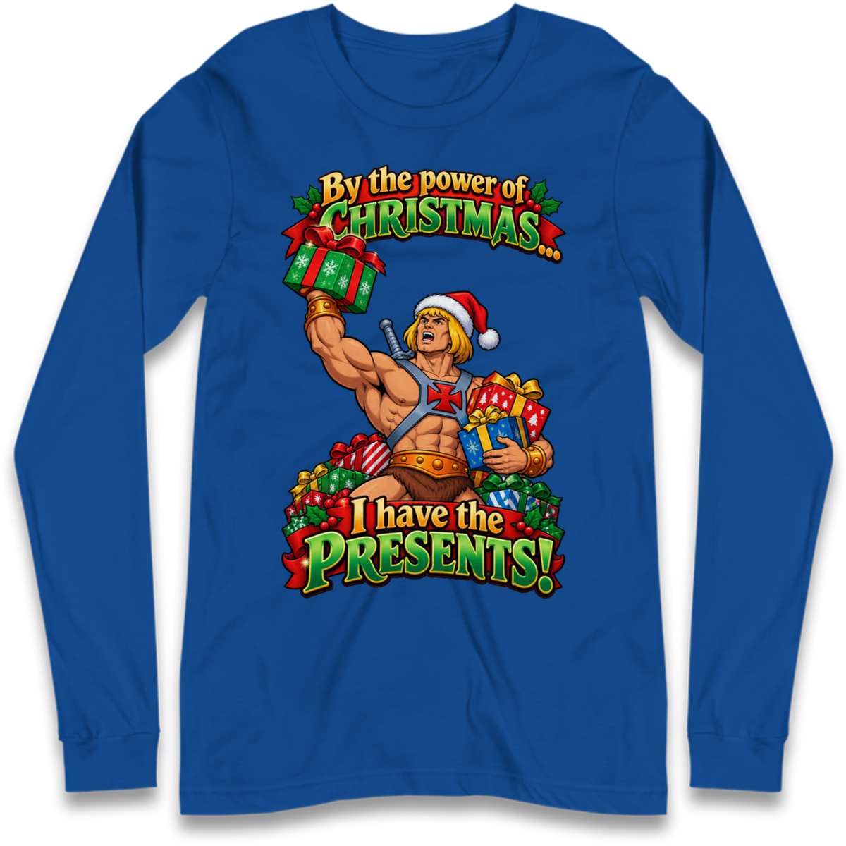 He Man Christmas Long Sleeve T-Shirt