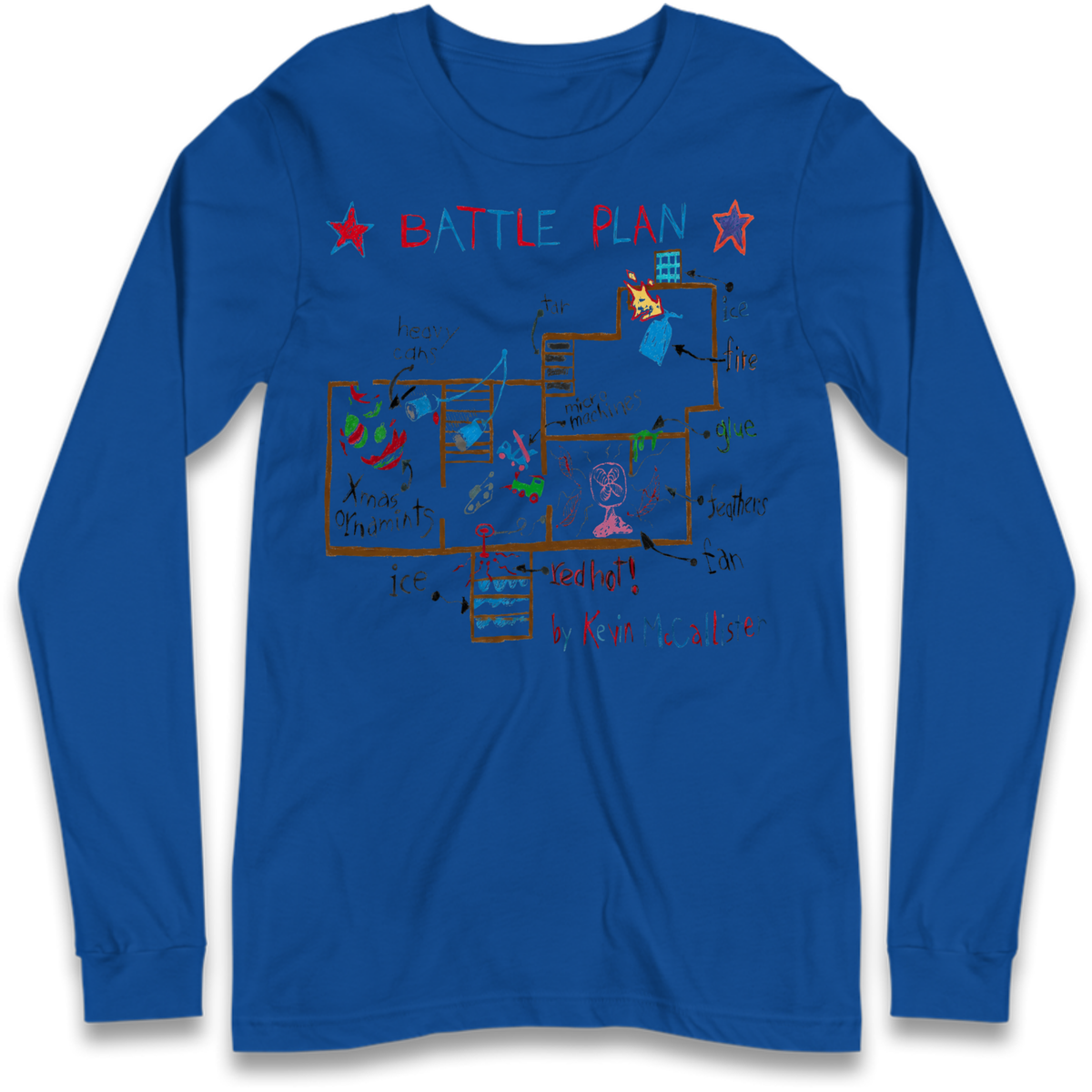 home alone battle plan Long Sleeve T-Shirt