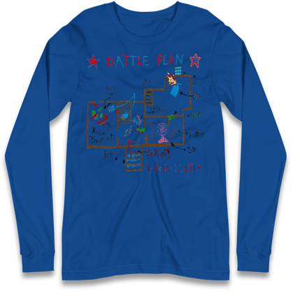 home alone battle plan Long Sleeve T-Shirt