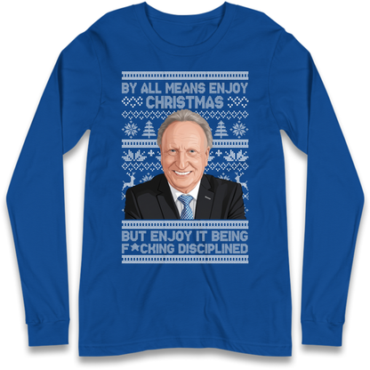 Neil Warnock Christmas Long Sleeve T-Shirt