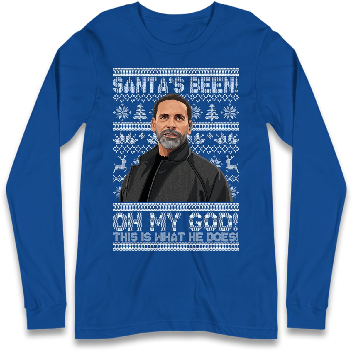 Steve Rio Ferdinand Christmas Long Sleeve T-Shirt