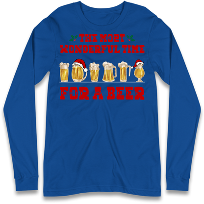 Festive Pint Graphic Long Sleeve T-Shirt