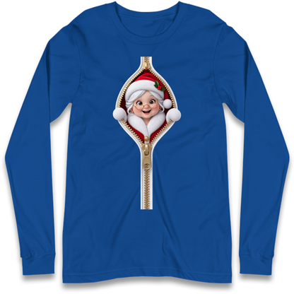 Mrs Claus Outfit Long Sleeve T-Shirt