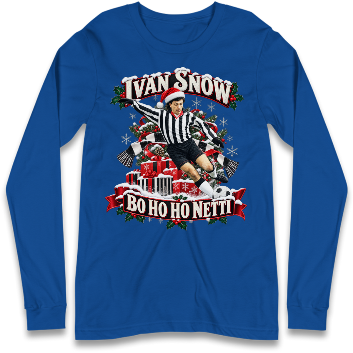 Grimsby Football Christmas Long Sleeve T-Shirt
