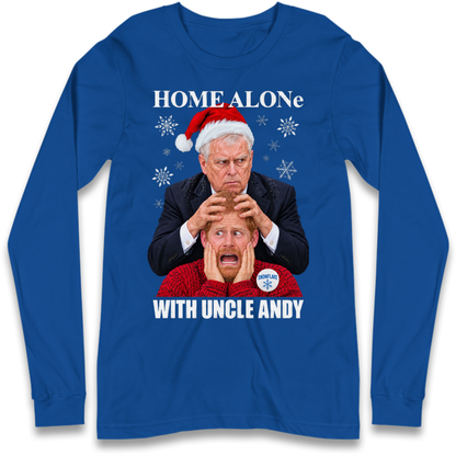 Home Alone Prince Harry Andrew Christmas Long Sleeve T-Shirt