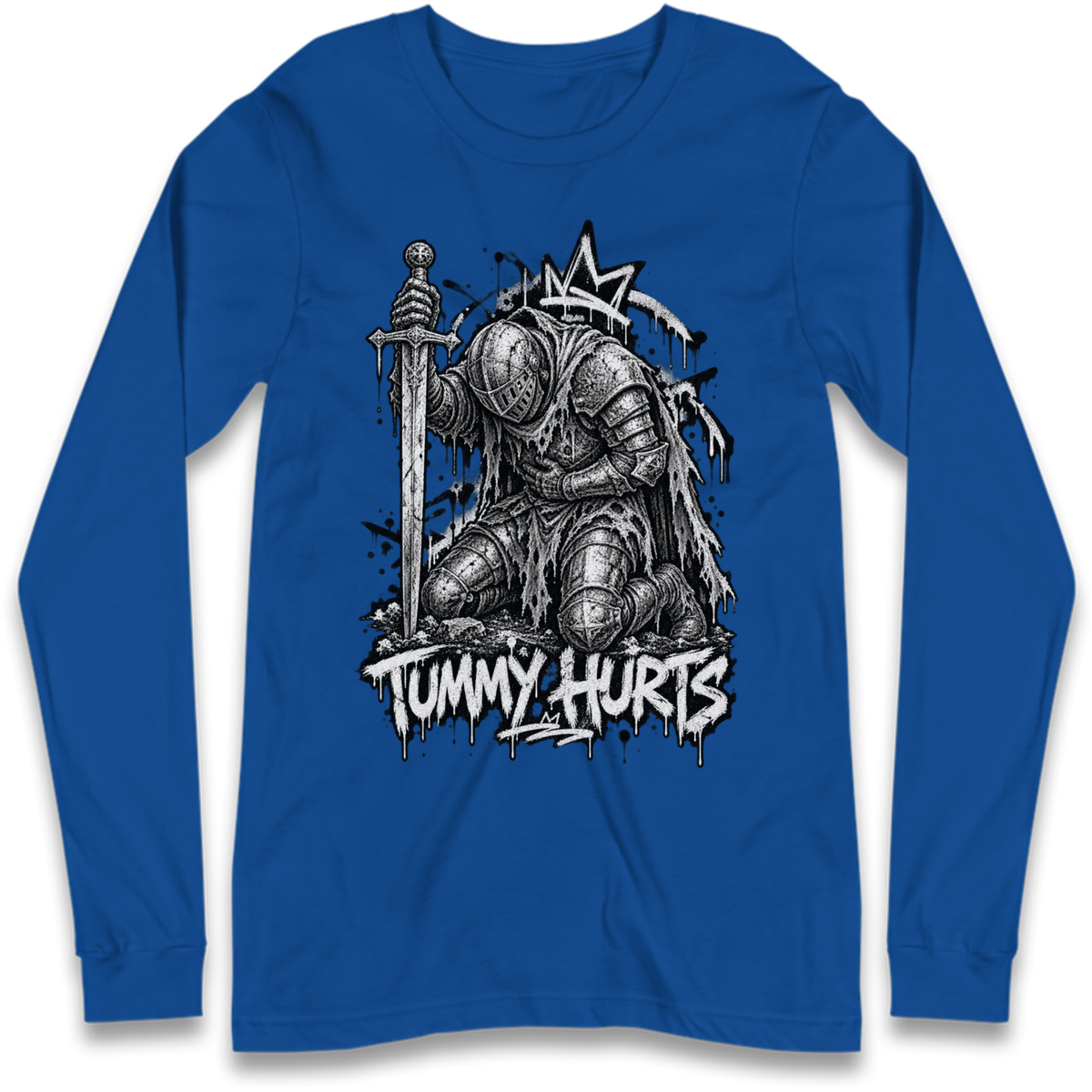 Tummy Hurts Knight Long Sleeve T-Shirt