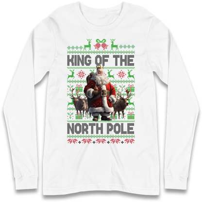 King Santa Christmas Long Sleeve T-Shirt