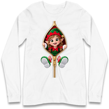 Elf Christmas Jumper Long Sleeve T-Shirt