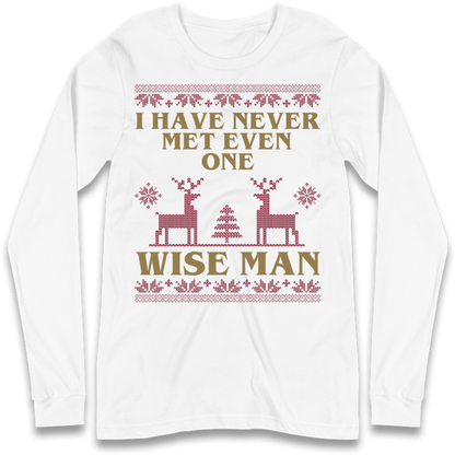 Retro Festive Graphic Long Sleeve T-Shirt