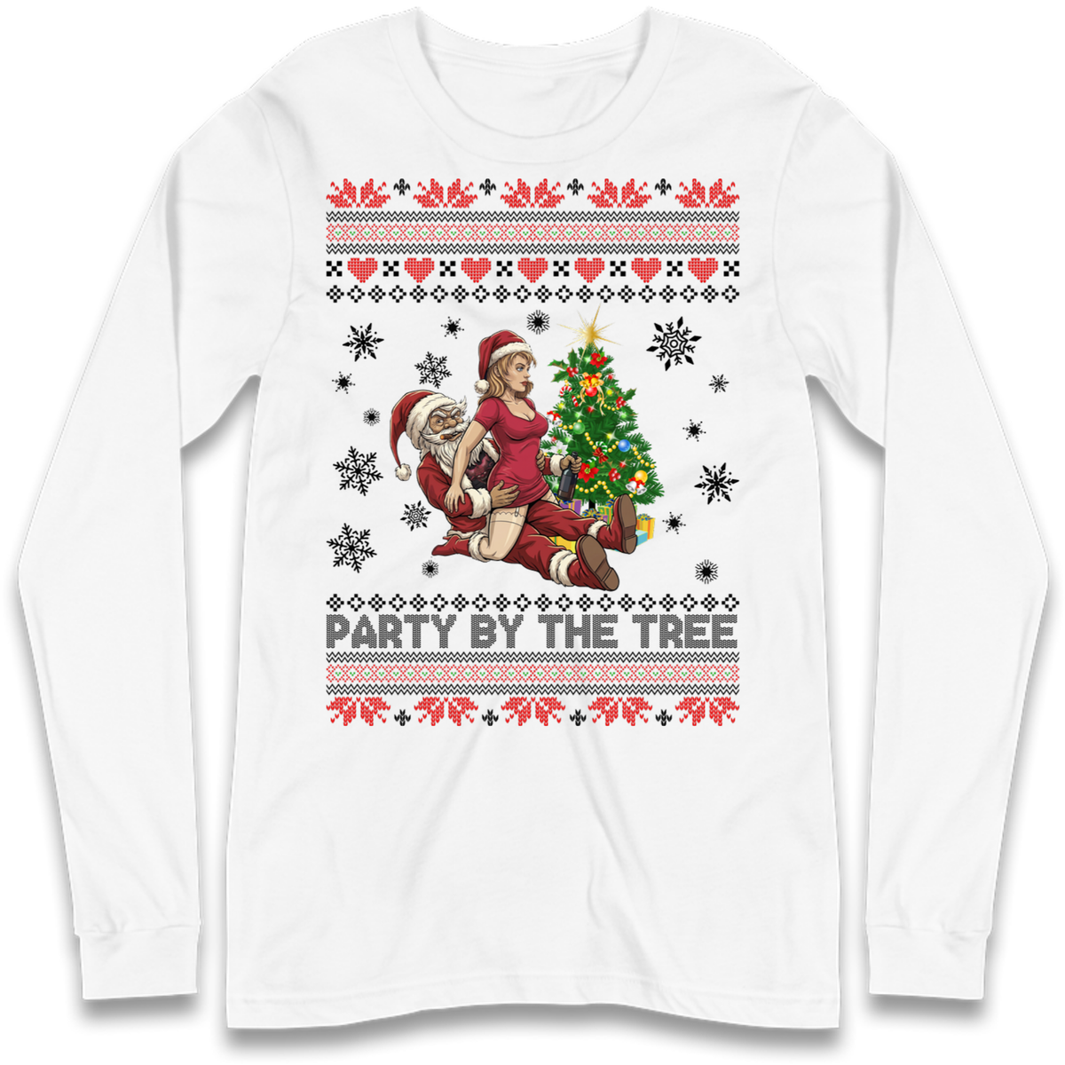 Tree Party Design Long Sleeve T-Shirt