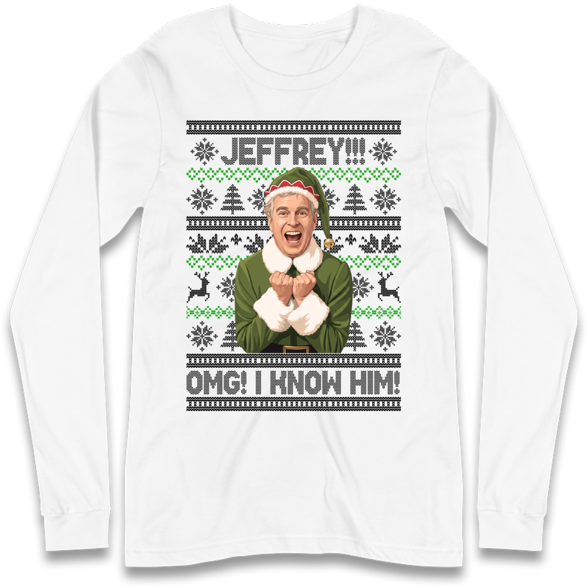 Jeffery Epstein Long Sleeve T-Shirt