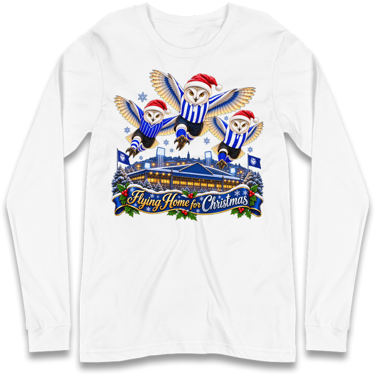 Sheff Wed Christmas Long Sleeve T-Shirt