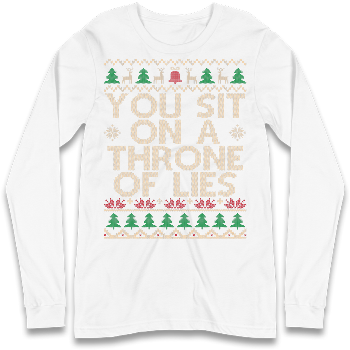 Throne Of Lies Christmas Long Sleeve T-Shirt
