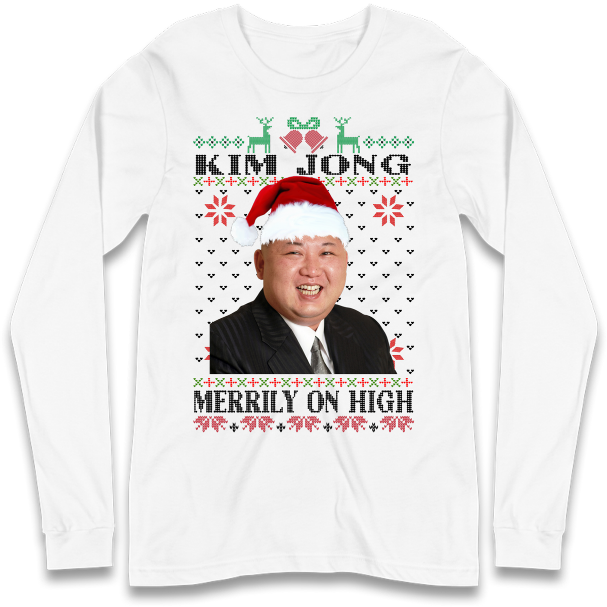 Kim Jong Christmas Long Sleeve T-Shirt
