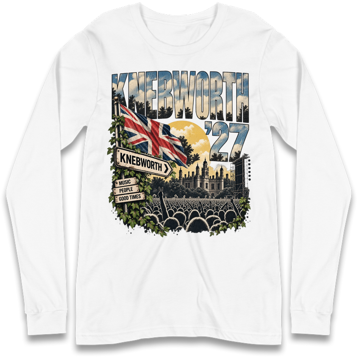 Oasis Knebworth Live '27 Long Sleeve T-Shirt
