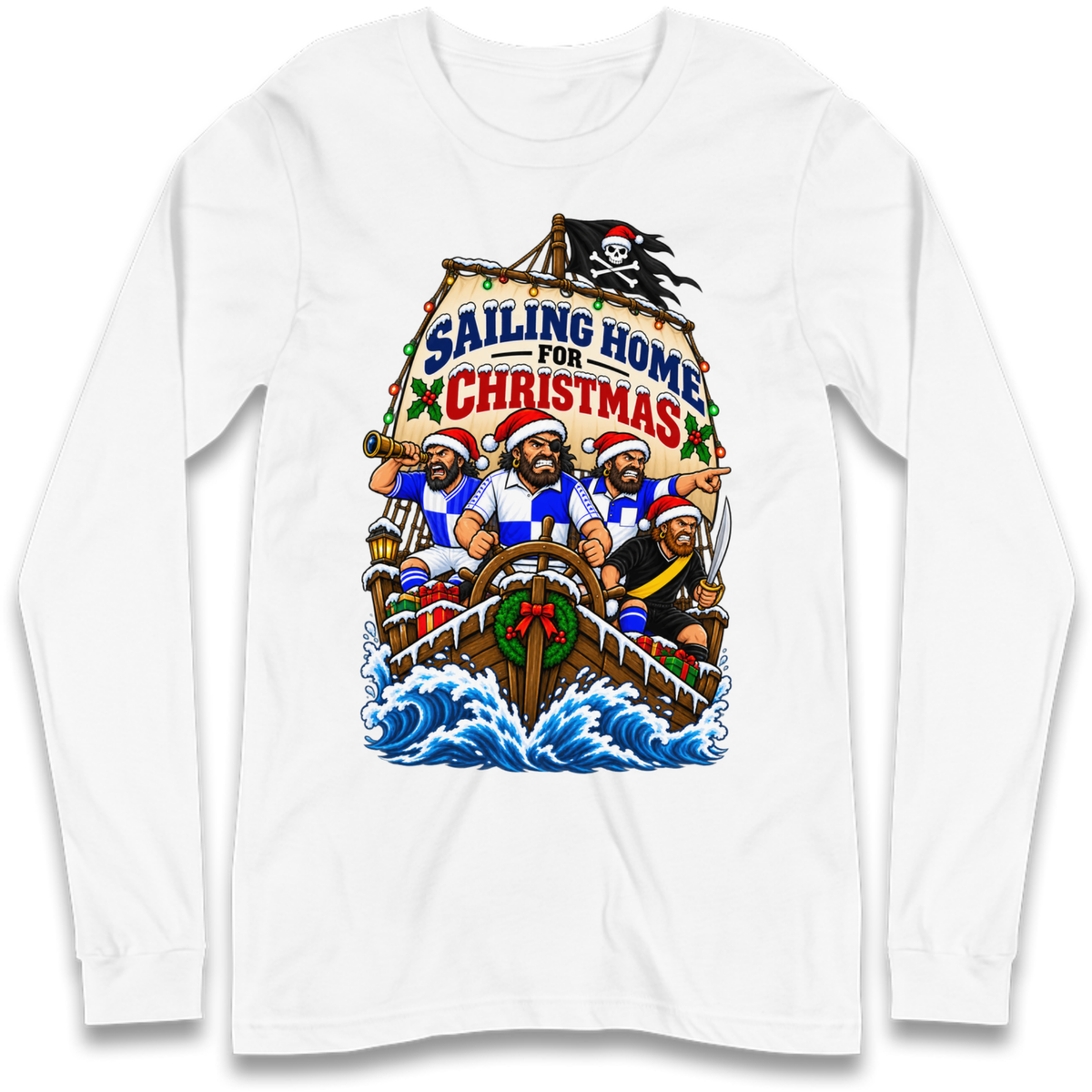 Bristol Rovers Christmas Long Sleeve T-Shirt