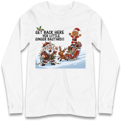 santa joke graphic Long Sleeve T-Shirt