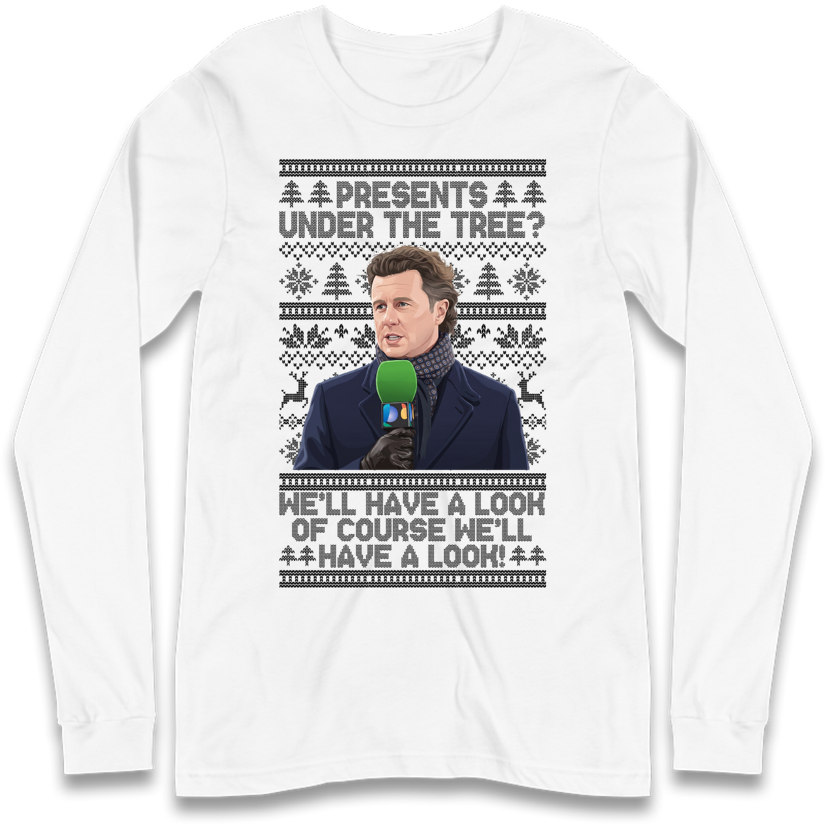 Steve Mcmanaman Christmas Long Sleeve T-Shirt