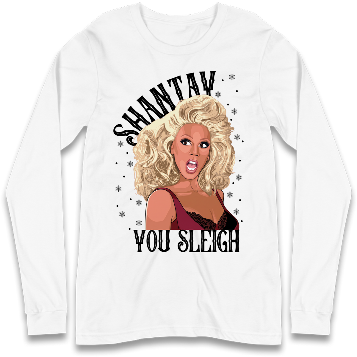 drag christmas clothing Long Sleeve T-Shirt