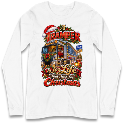 Trucker Christmas Long Sleeve T-Shirt